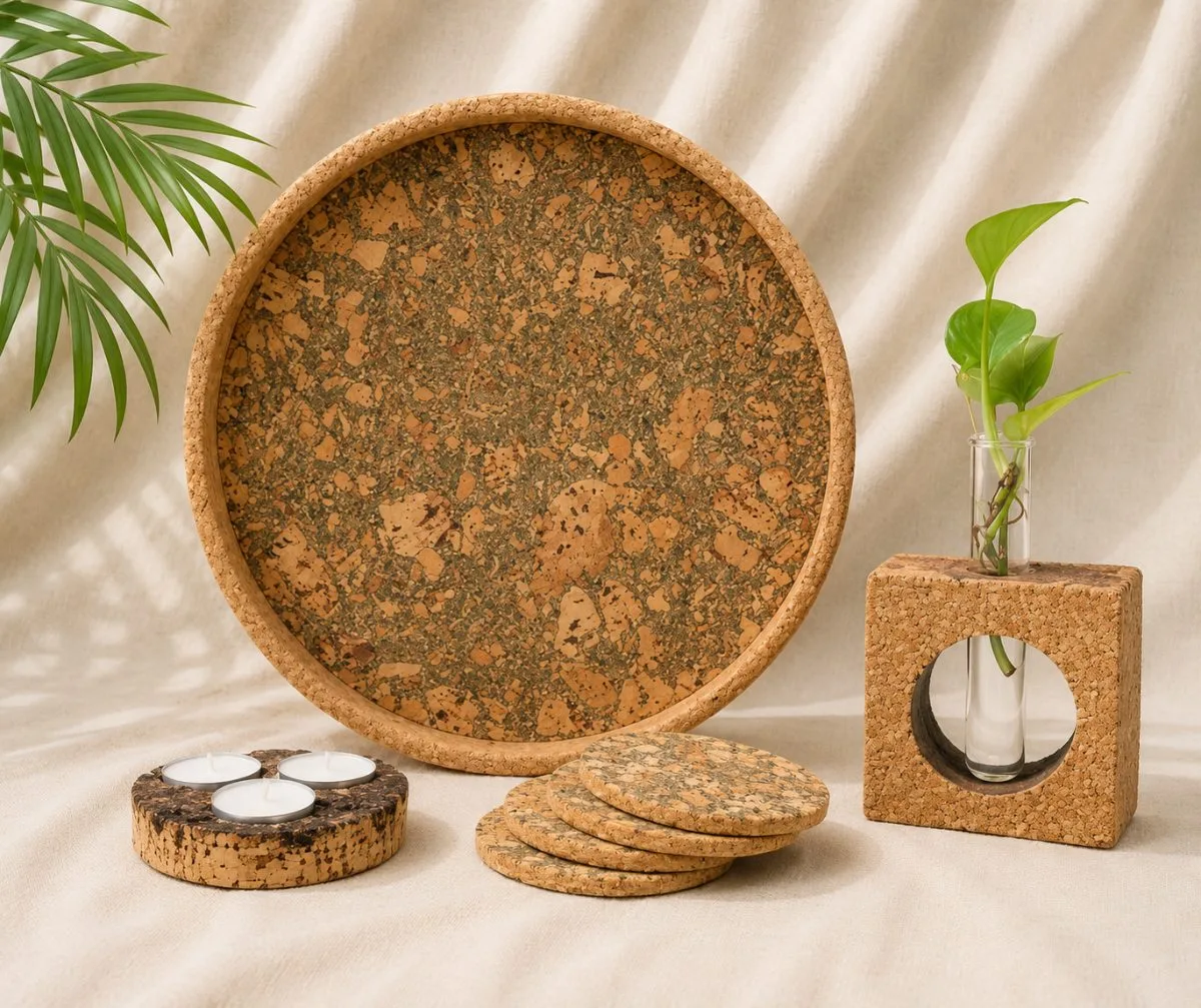 Signature cork sustainable corporate gift kit, alternate design