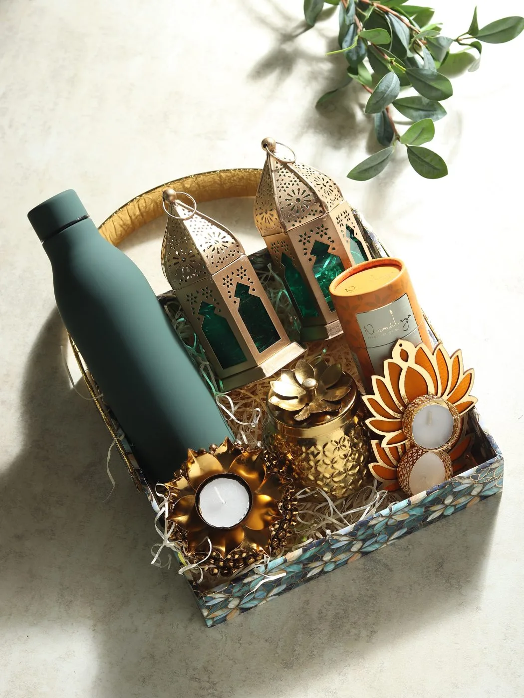 Festive branded gift hamper