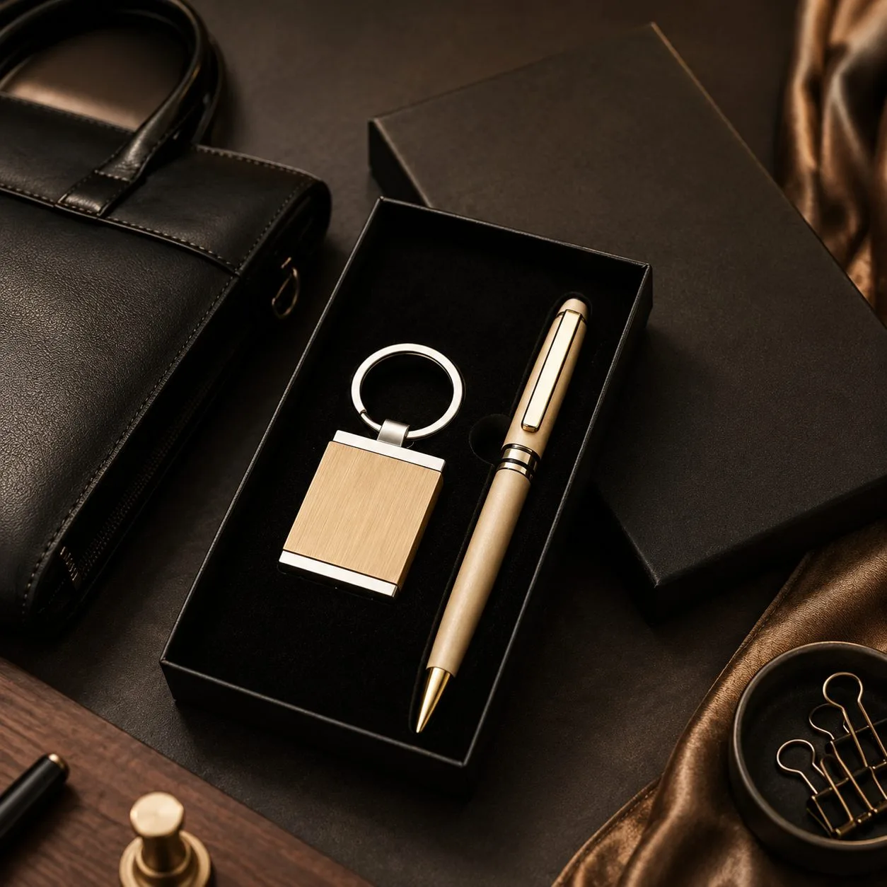 Wooden eco-friendly corporate gift kit, alternate design