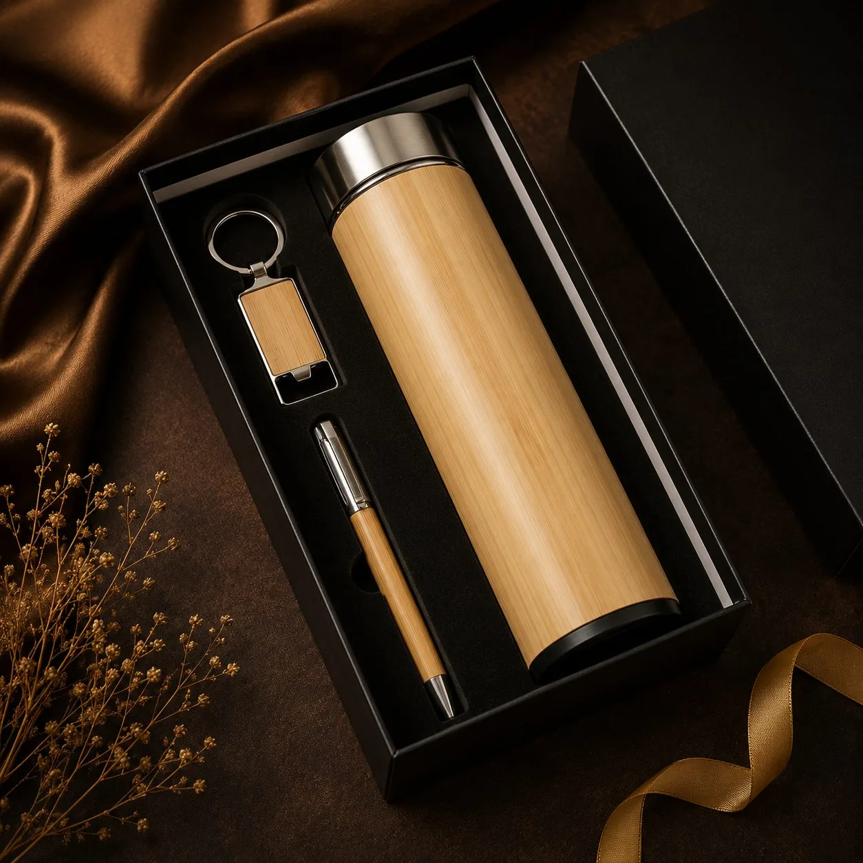 Wooden Eco-Friendly Kits — branded corporate gift kit, design 2