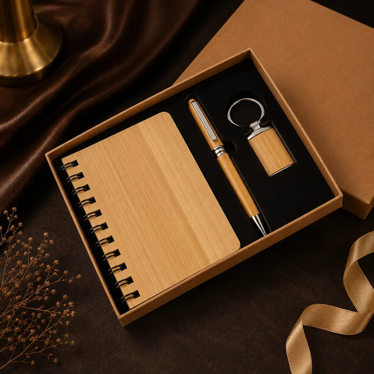 Wooden Eco-Friendly Kits — branded corporate gift kit, design 6